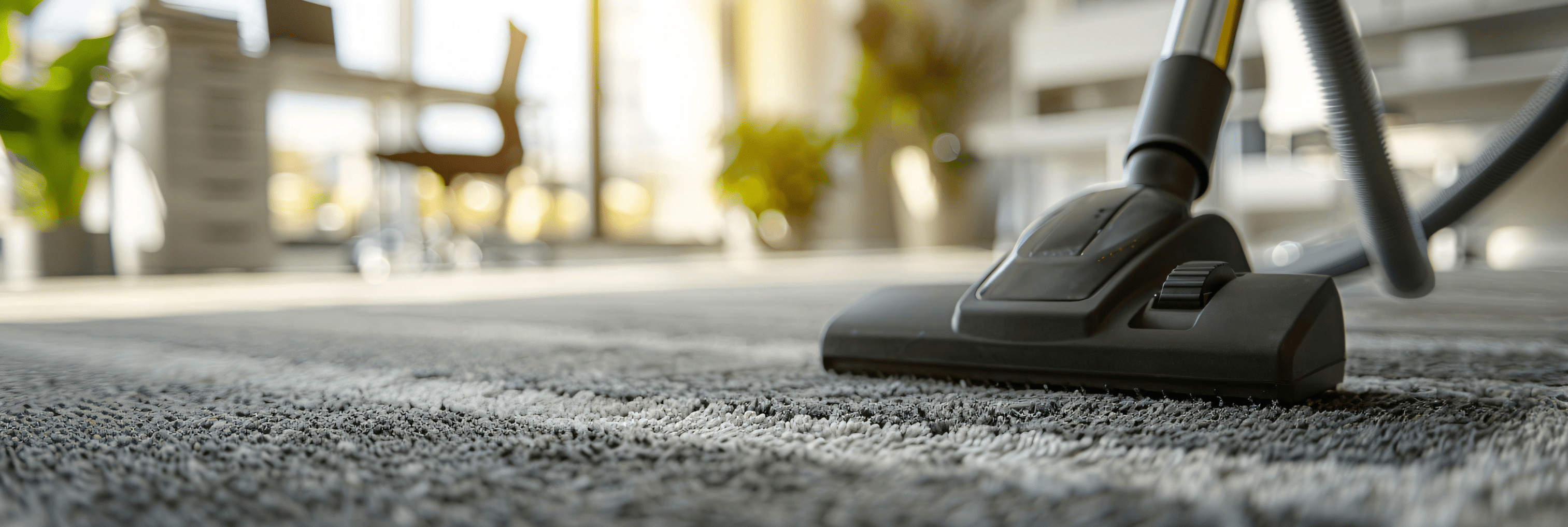 carpet being vacuumed